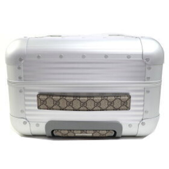 Gucci Porter Cabin Trolley Silver GG Supreme Carry On Suitcase Bag - Picture 6 of 13